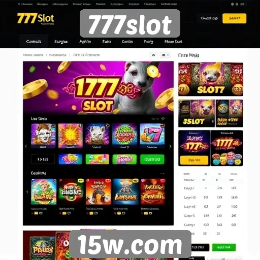 Avaliação do novo design do site 777slot
