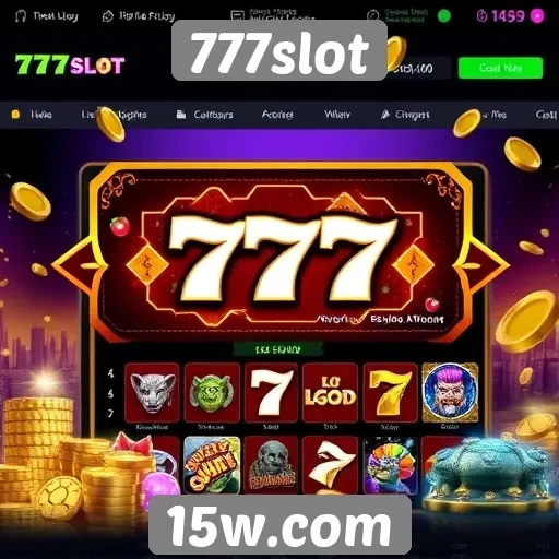Interface e usabilidade do site 777slot